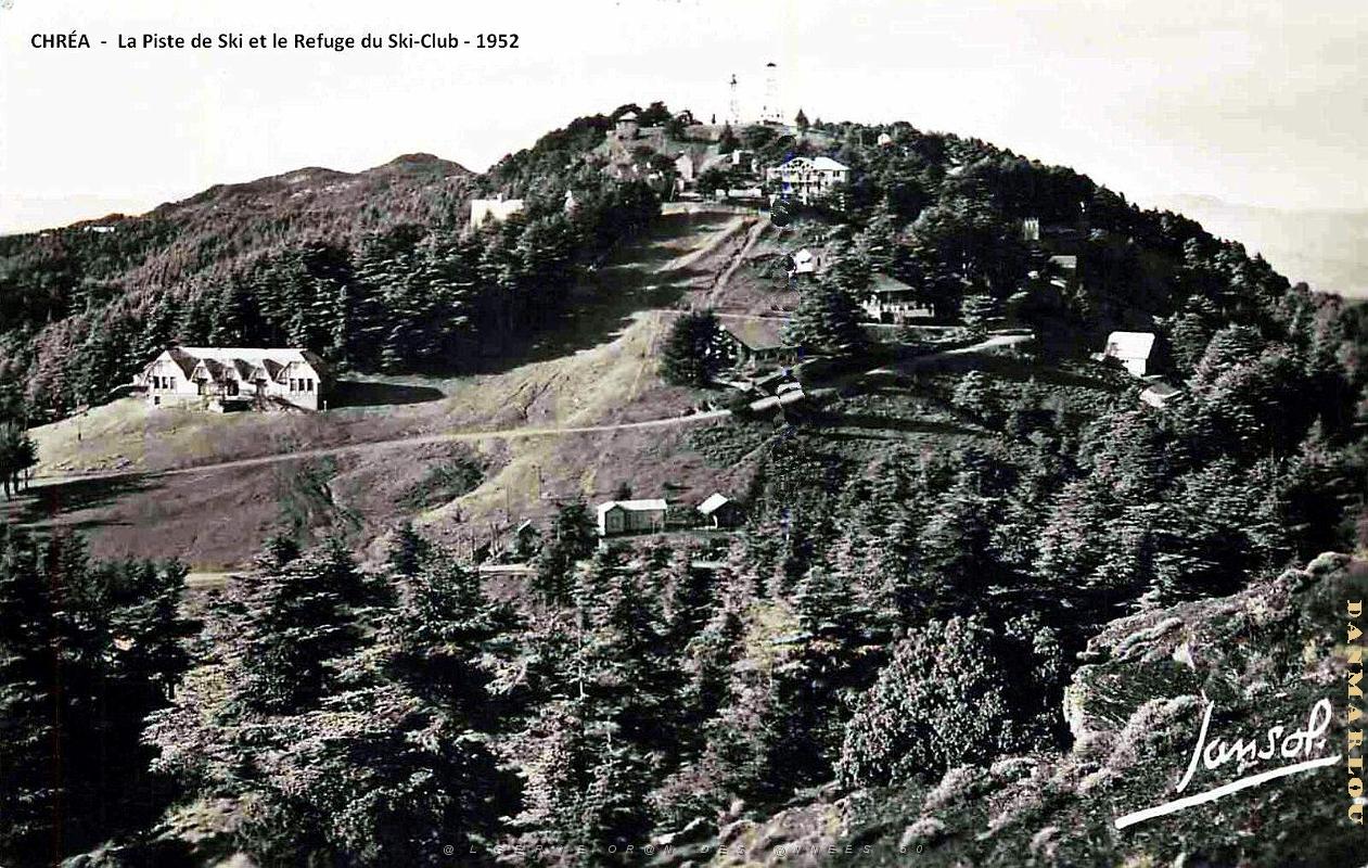 Chrea - Piste de Ski et Refuge Ski-Club - 1952.jpg